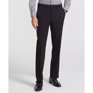 Tallia Men's Classic Fit Suit Separate Pant Black Size 40W 30L F03415